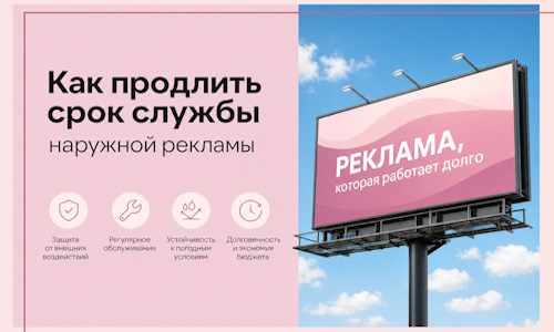 Как продлить срок службы наружной рекламы в  Нижневартовске
