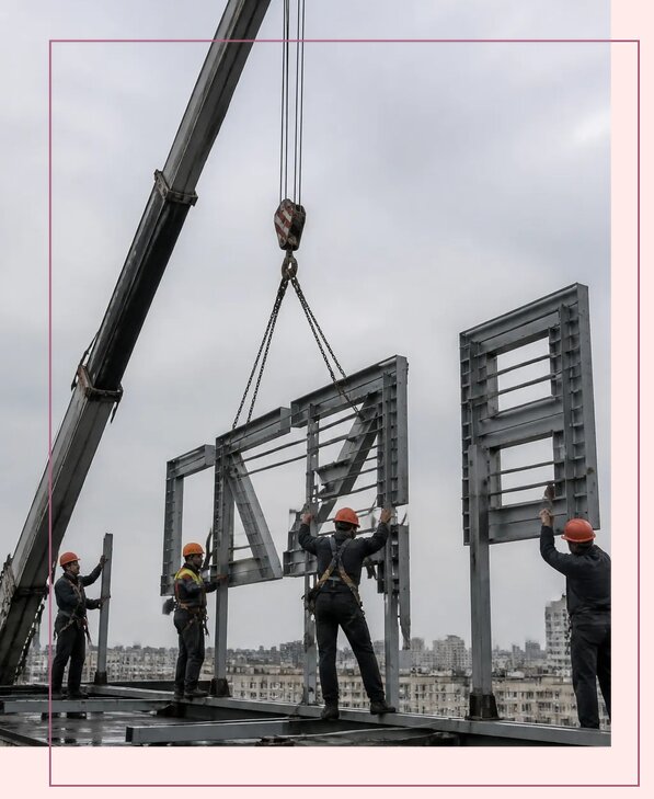 Крышные вывески в Нижневартовске по цене от 259000 р. | Аванза-Нжт