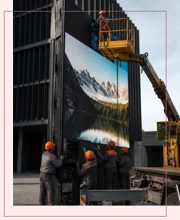 Размещение DOOH рекламы в Нижневартовске на цифровых экранах